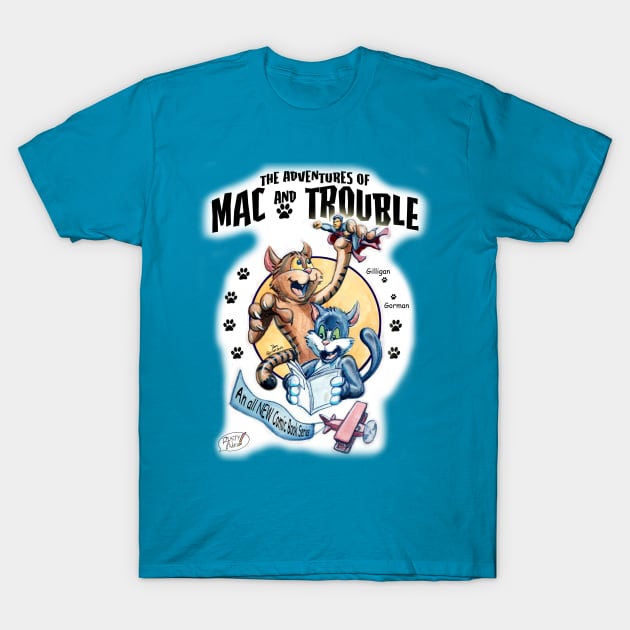 Mac and Trouble T-Shirt by GDanArtist